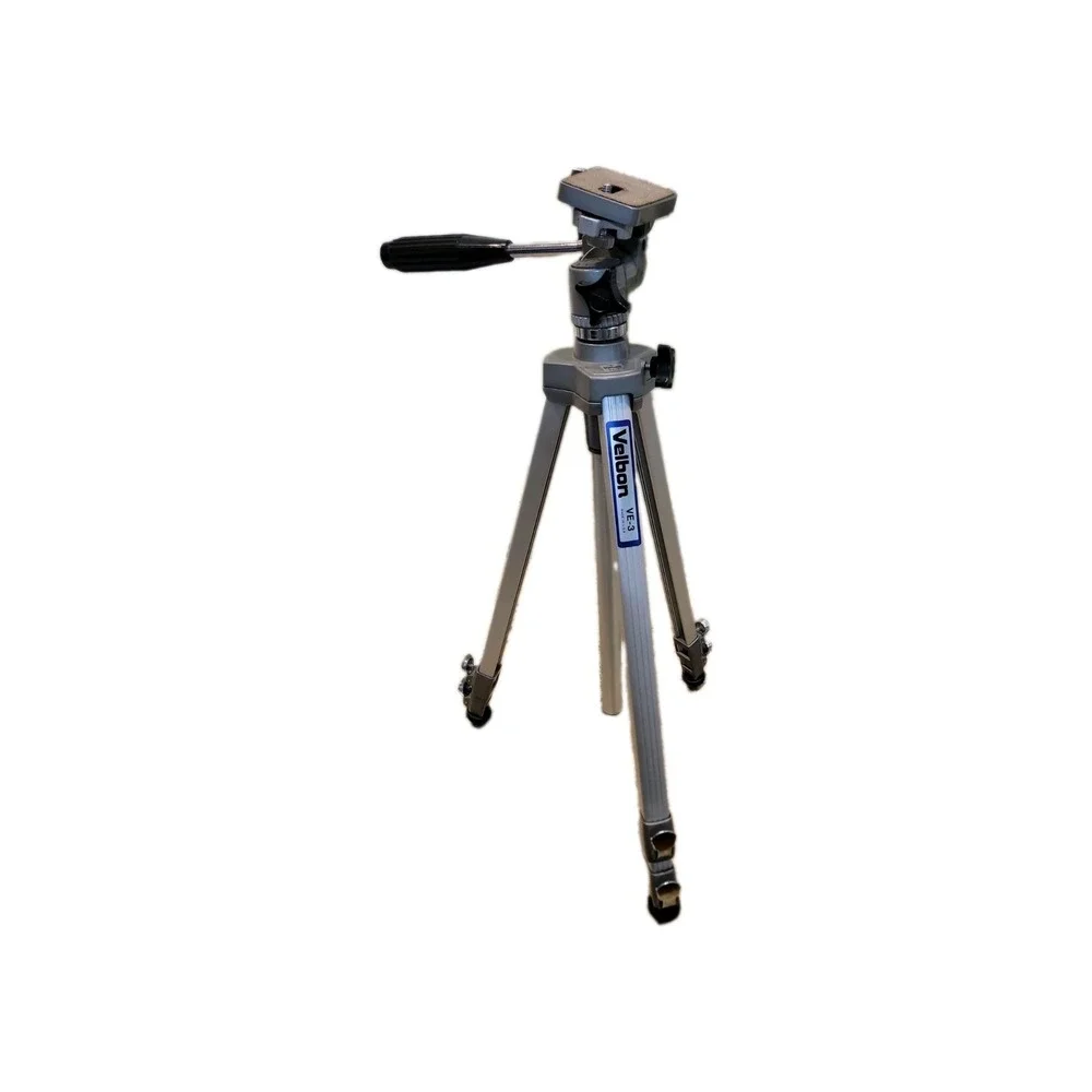 Velbon VE-3 Camera Tripod Vintage Aluminum Adjustable. 60